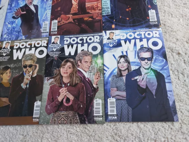 Doctor Who 12th Twelfth Doctor Year Two 1-15 Titan (2016) Complete run Cover B 2
