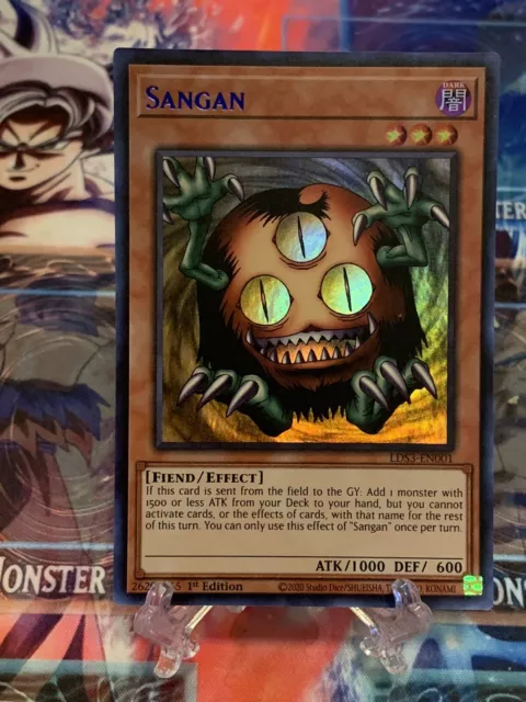 Yugioh x1 Sangan (Blue) LDS3-EN001 1st Edition Ultra Rare (NM)