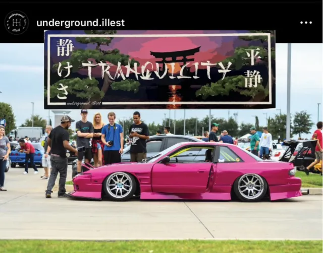 Underground Illest ￼ ￼Tranquillity Japan car stickers decals jdm Slap Anime