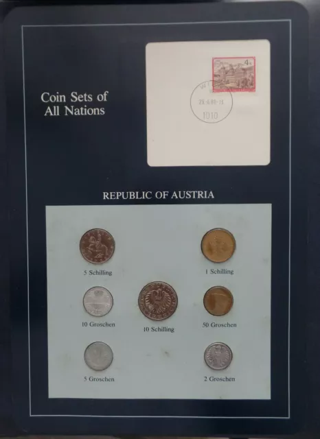 Franklin Mint Coin Sets Of All Nations Austria
