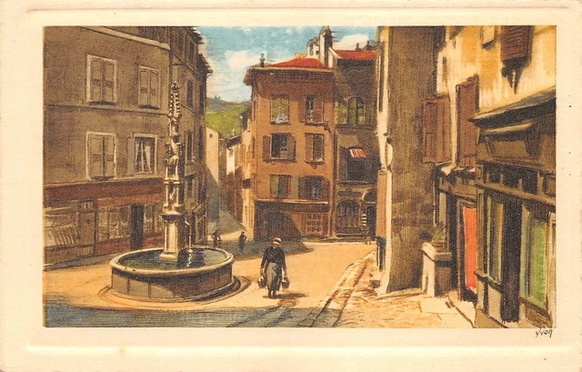 LE PUY - Rue des Tables et Jolie Fontaine du XVe - LA DOUCE FRANCE