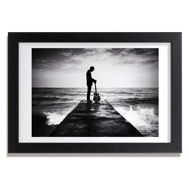 Cadre Photo MDF Tulup - Venise, Italie - 30x20 Cm - Déco Salon Moderne Et Romantique