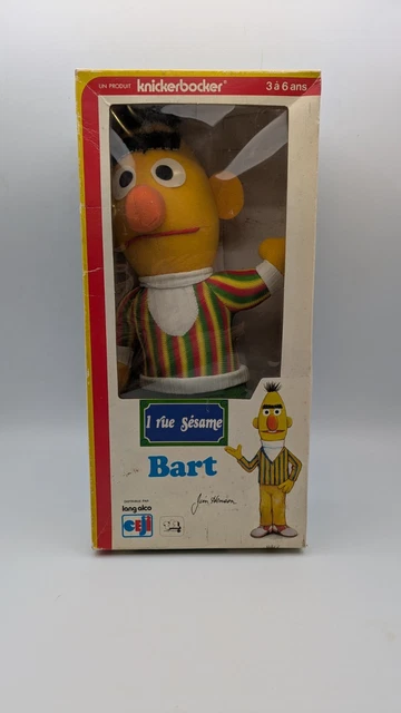 Grande Peluche Bart - Rue Sésame (Sesame Street) - Applause 1998 - 39 Cm - Occasion