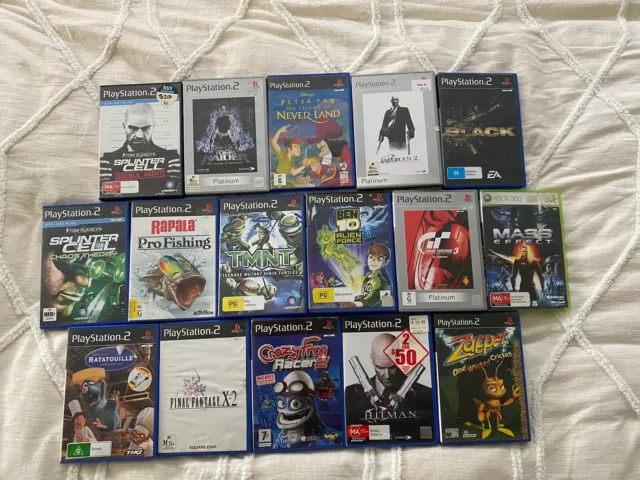 PlayStation 2 Ps2 Xbox Games bundle Lot Of 17 Free Postage PAL Preowned