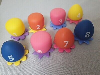 Baby Bath Toys Bundle Numbers Octopus