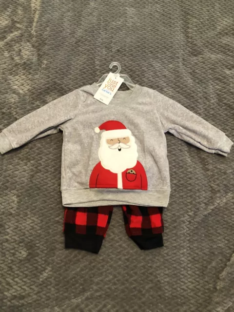 NWT Carters Baby Boy Fleece 2 piece outfit - size: 6 months