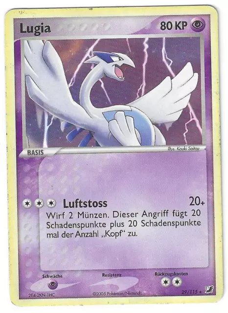 Lugia - EX Verborgene Mächte - 29/115 - Pokemon Karte - Deutsch