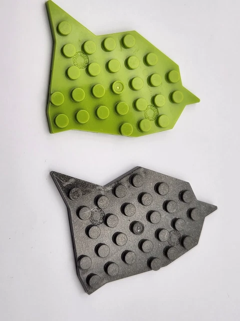 Mega Bloks Base Plates. 2 Pieces As Shown. Lego Compatible. Not Lego.