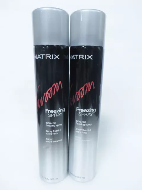 Matrix Vavoom Freezing Spray Extra Full Freezing Spray 11 Oz (Lot Of 2)