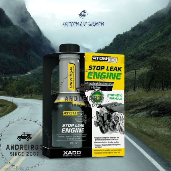 Xado Atomex Stop Leak Radiator Sealer – 250ml, Engine Cooling System Repair, XA 40813