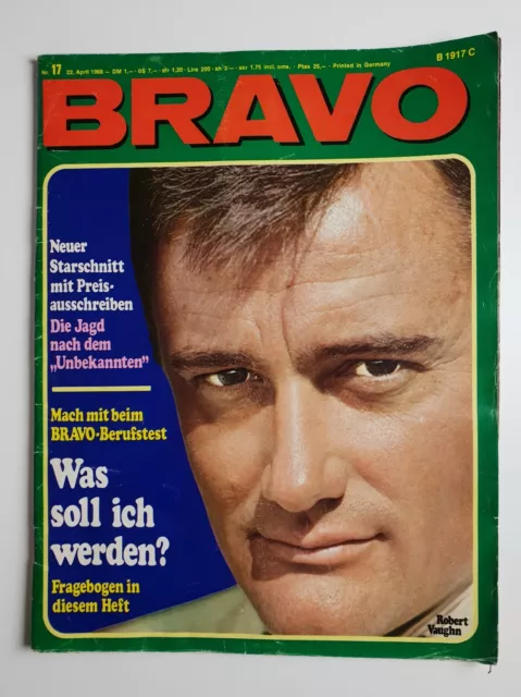 Bravo 17 vom 22.5.1968 Robert Vaughn / Manfred Mann / Bee Gees / B. Eden (0601)