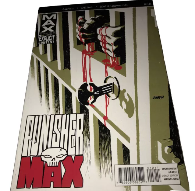 THE PUNISHER-MAX #12 (9.6-9.8) AARON/DILLON/2011 Marvel Comics
