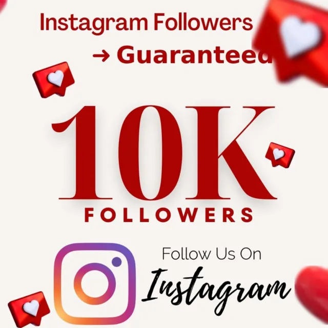 10k Instagram Follow ⚡ -✅ Fast!✅ Natural Growth✅ Fast Delivery ✅High Quality