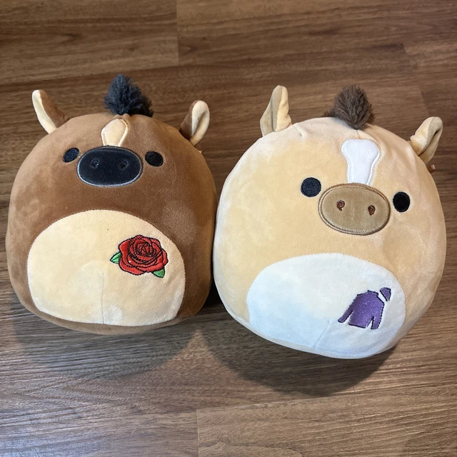 KENTUCKY DERBY 2020 Silky & Rose 8" Squishmallow (Kellytoy, 2020) READ
