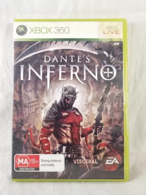 Dantes Inferno Microsoft Xbox 360 - Complete With Manual -PAL 2010