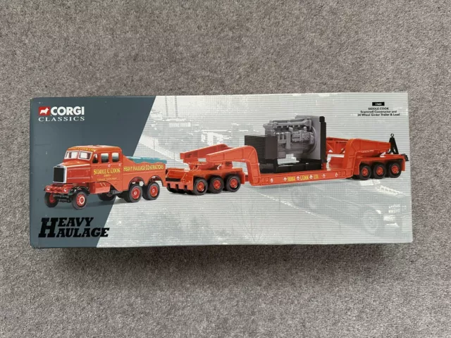 Corgi 17603 Heavy Haulage SIDDLE COOK Scammell Constructor Set *Great Price*