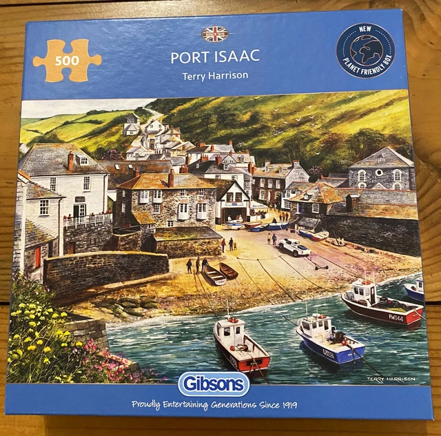 Puzzle 500 pièces Port Isaac - Terry Harrison en très bon état