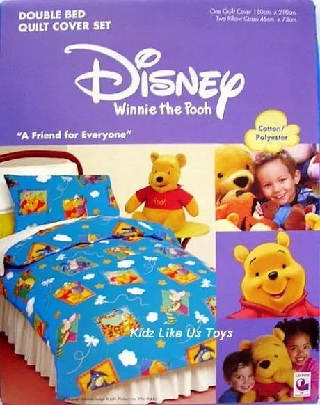 ~ Winnie the Pooh - DOONA QUILT / DUVET COVER SET - DBL