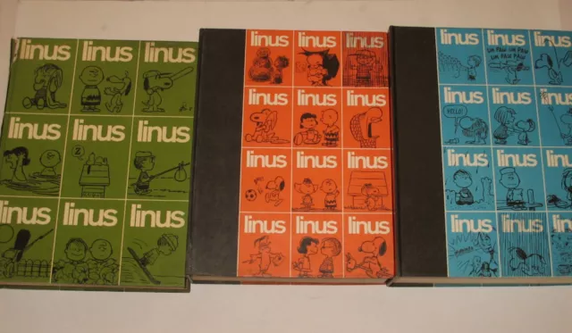 Linus Anno I 1965 Anno Ii 1966 Anno Iii 1967  Rilegatura Originale Casa Editrice