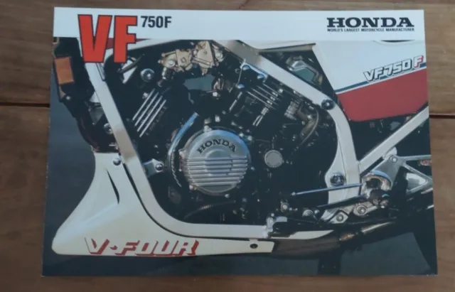 Honda VF750F Sales Brochure 1983