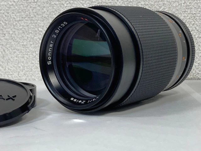 [Optique près De Mint ] Contax Carl Zeiss Sonnar T 135mm F/2.8 Mmj Verres Japon