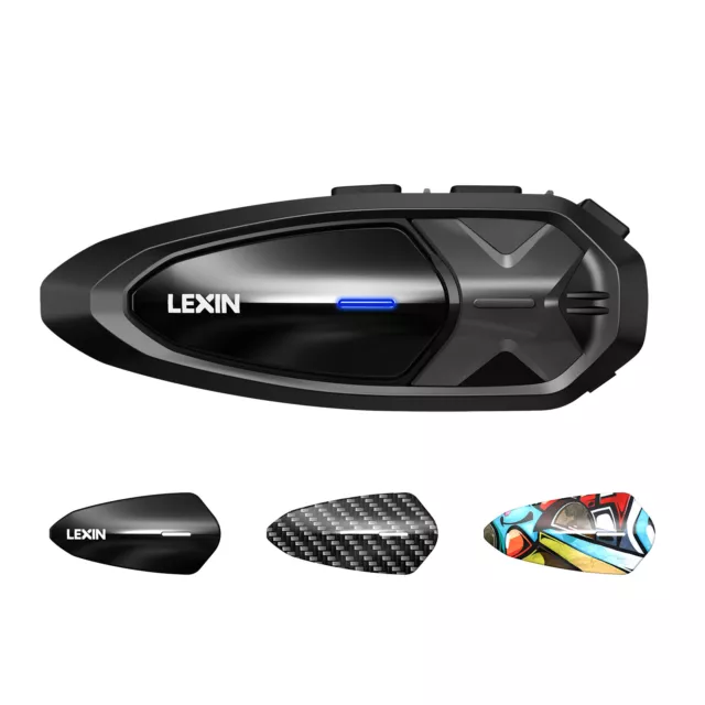 LEXIN GTX Intercom Motorrad Headset Helm Kommunikationssystem Ein-Klick-Kopplung