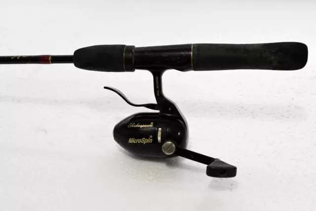 SHAKESPEARE MICROSPIN ULTRALIGHT 4'6 spinning rod & trigger spin reel combo  $15.00 - PicClick