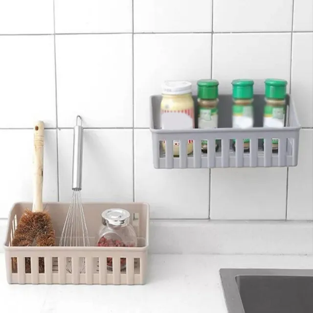 Küche, Badezimmer Aufbewahrungskorb Holder-Shelf Dusche Saugnäpfe Halterung