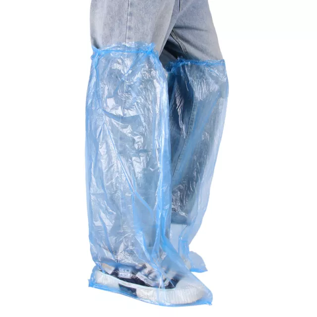 Good Quality Protector High-Top Rain Shoe Covers Plastic Waterproof Anti-Slip
