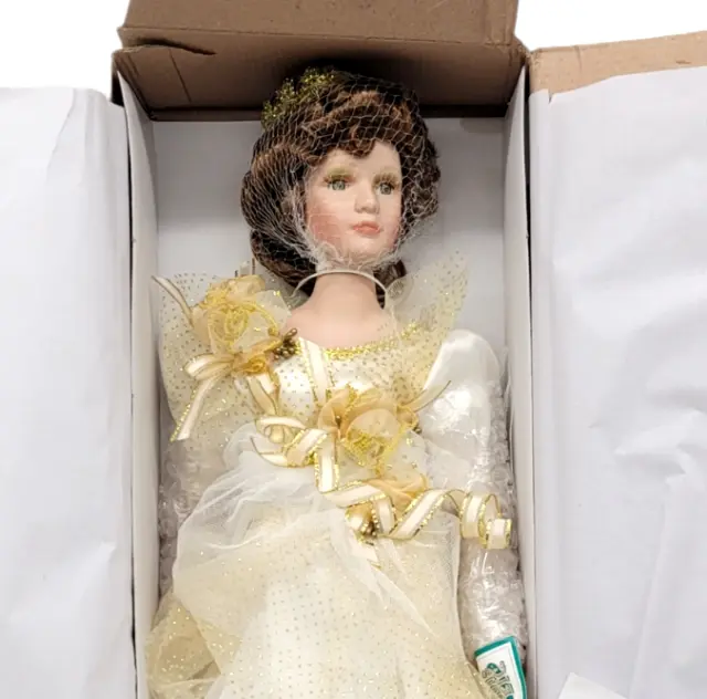 Heritage Signature Collection 18" Shimmering Angel Porcelain Doll w/ COA NEW 2