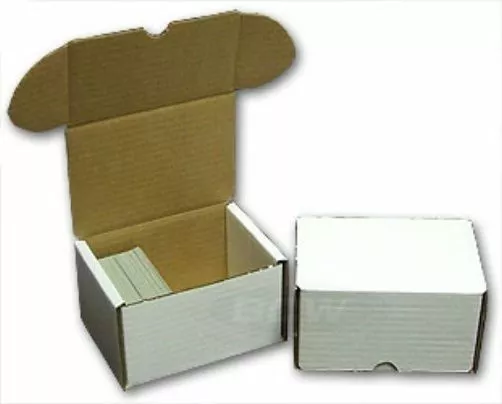 (7x) BCW 330 CT COUNT Corrugated Cardboard Storage Box-Sport Trading Card Boxes