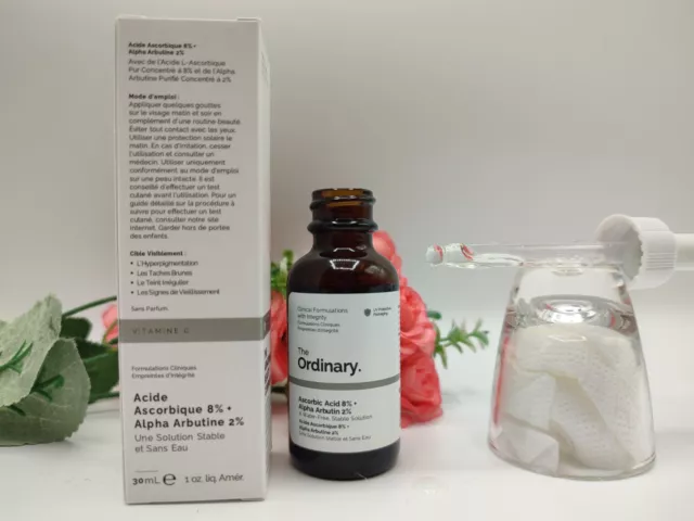 The Ordinary Acide Ascorbique 8% + Alpha Arbutine 2% Sérum - 30ml