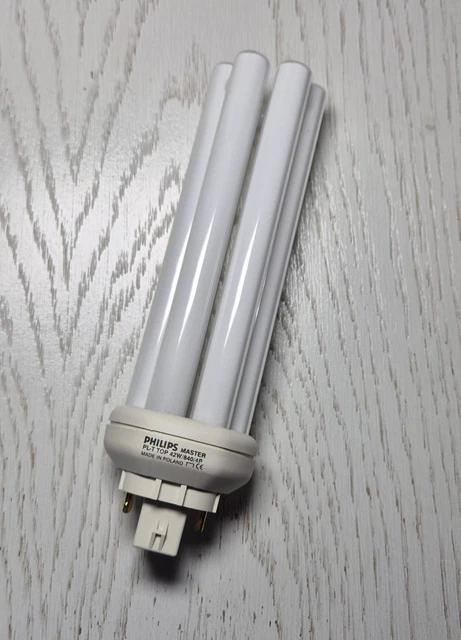 Ampoule Philips Master PL-T 42W 840 4 Broches GX24q-4 - Lumière Blanc Froid, Neuve