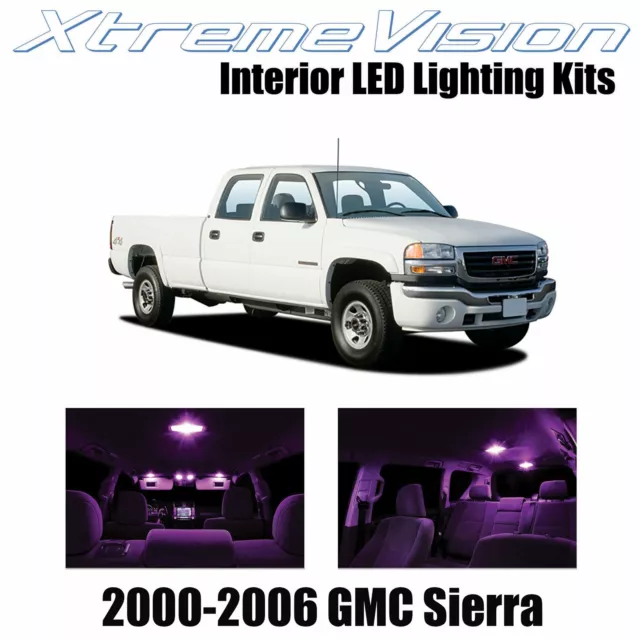 XtremeVision Interior LED for GMC Sierra2000-2006 (16 PCS) Pink