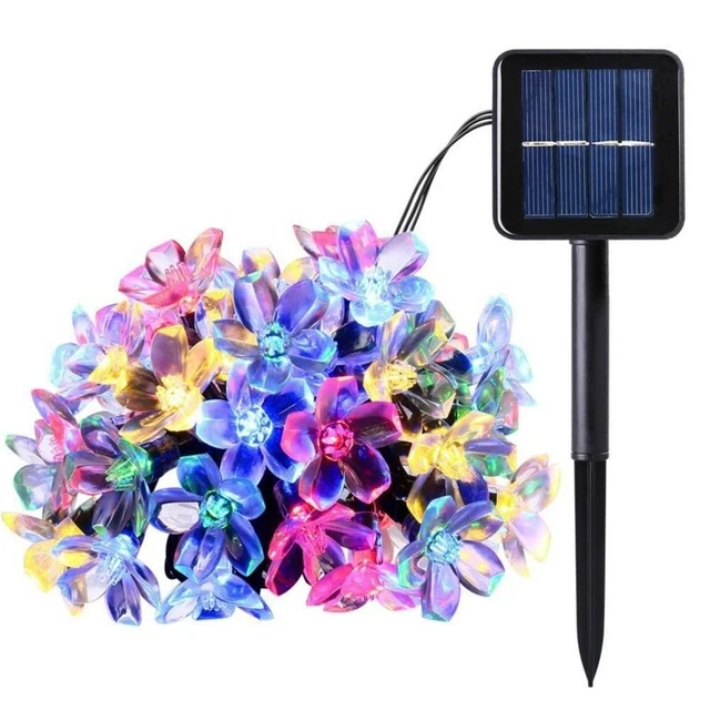 LED Solar String Light Lights Waterproof Outdoor Christmas Garden Party Decor US