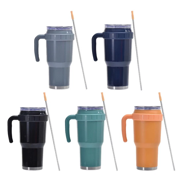 40oz Tumbler with Handle Coffee Travel Mug Insulated for Hot and Cold Beverage