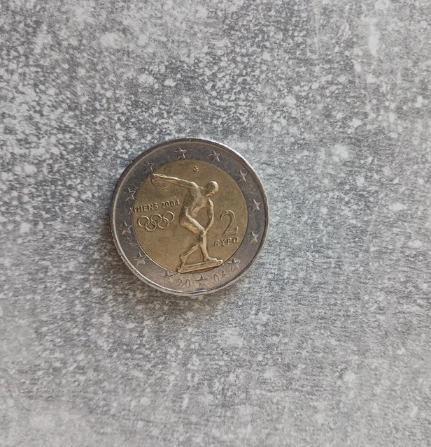 PIÈCE MONNAIE 2 Euros Commémorative Jeux Olympiques ATHENS 2004 EYPO