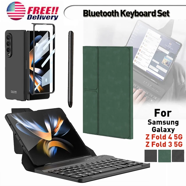 Wireless Bluetooth keyboard Set For Samsung Galaxy Z Fold 3 4 w/Magnetic Stand