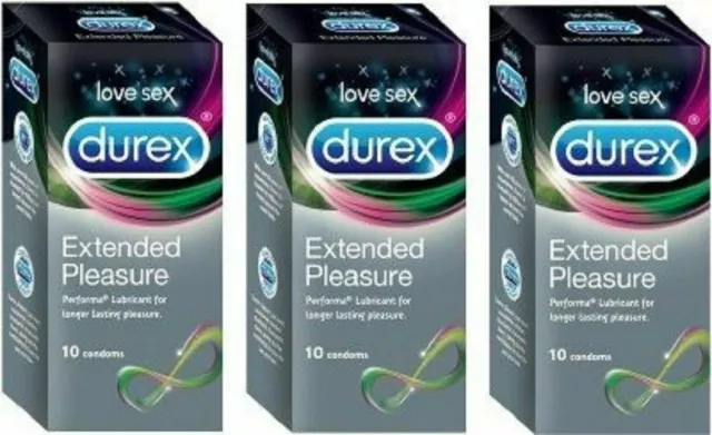 Durex Love Sex Extended extra time Climex Delay Long Last Intimacy Condom 30PC