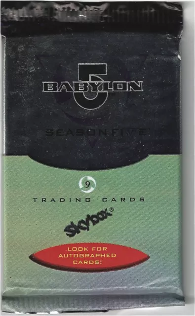 TC babylon 5 Season 5 - 10 Booster Packs ; mit Autogramm Karte ?