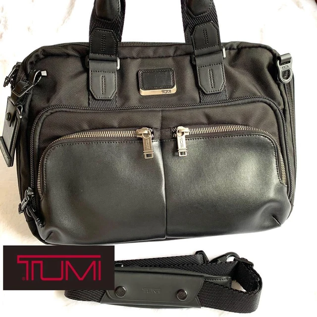 TUMI ALPHA Bravo Business Bag Briefcase 232640D 2way Black Carry On Bag