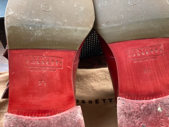 Chaussures  En Cuir De Ville A Deux Boucles Marque Rossetti Neuves 2