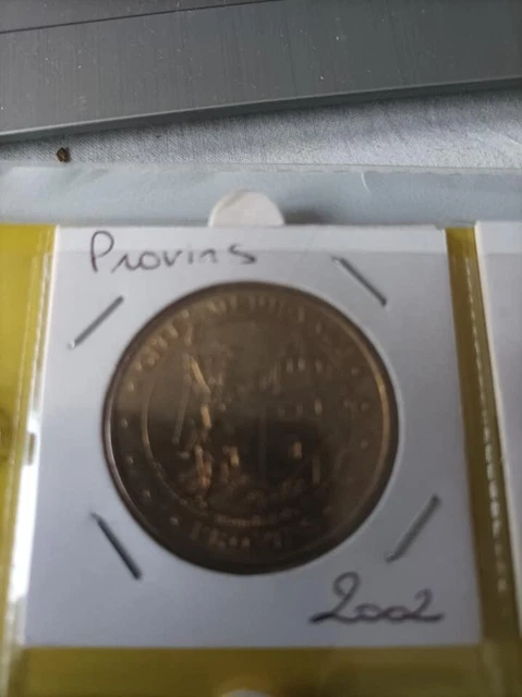 Médaillon Souvenir De Provins En Bronze – Ville Médiévale Frappée Par La Monnaie De Paris, Par R. Irolla