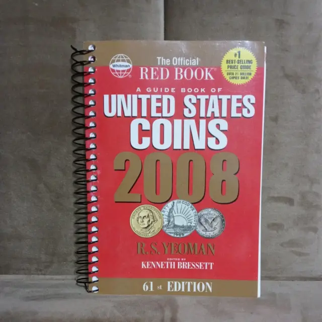Whitman United States Coins Red Book GUIDEBOOK SPIRAL EDITION 61st Edition 2008