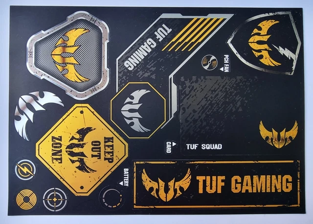 ORIGINAL &TUF GAMING& Stickers from ASUS Motherboard Brand new £8.64 ...