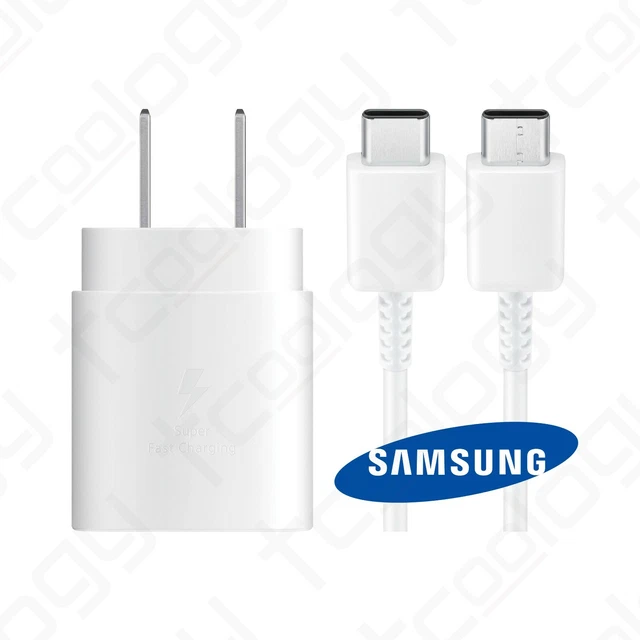 ORIGINAL SAMSUNG GALAXY S20, S20 FE, S21 FE USBC 25W Fast Wall Charger