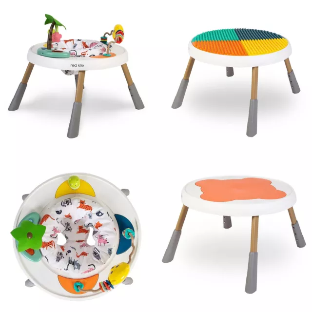 Red Kite Baby Go Round 3in1 Spieltisch Baby Kleinkind sitzendes Stehspielzeug 6m+ Neu