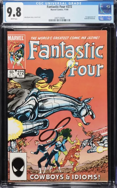 1984 Fantastic Four #272 CGC 9.8 1st App Nathaniel Richards Marvel Comics