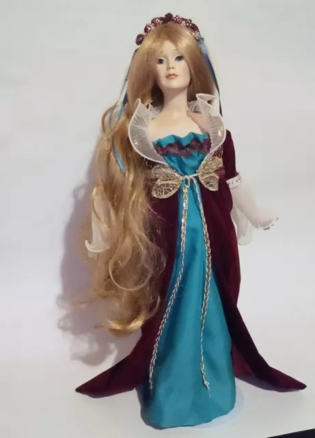 Treasury Collection Premier Edition Paradise Galleries Porcelain Rapunzel Doll