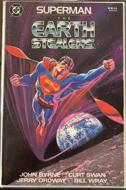 Superman The Earth Stealers Graphic Novel - 1988 DC